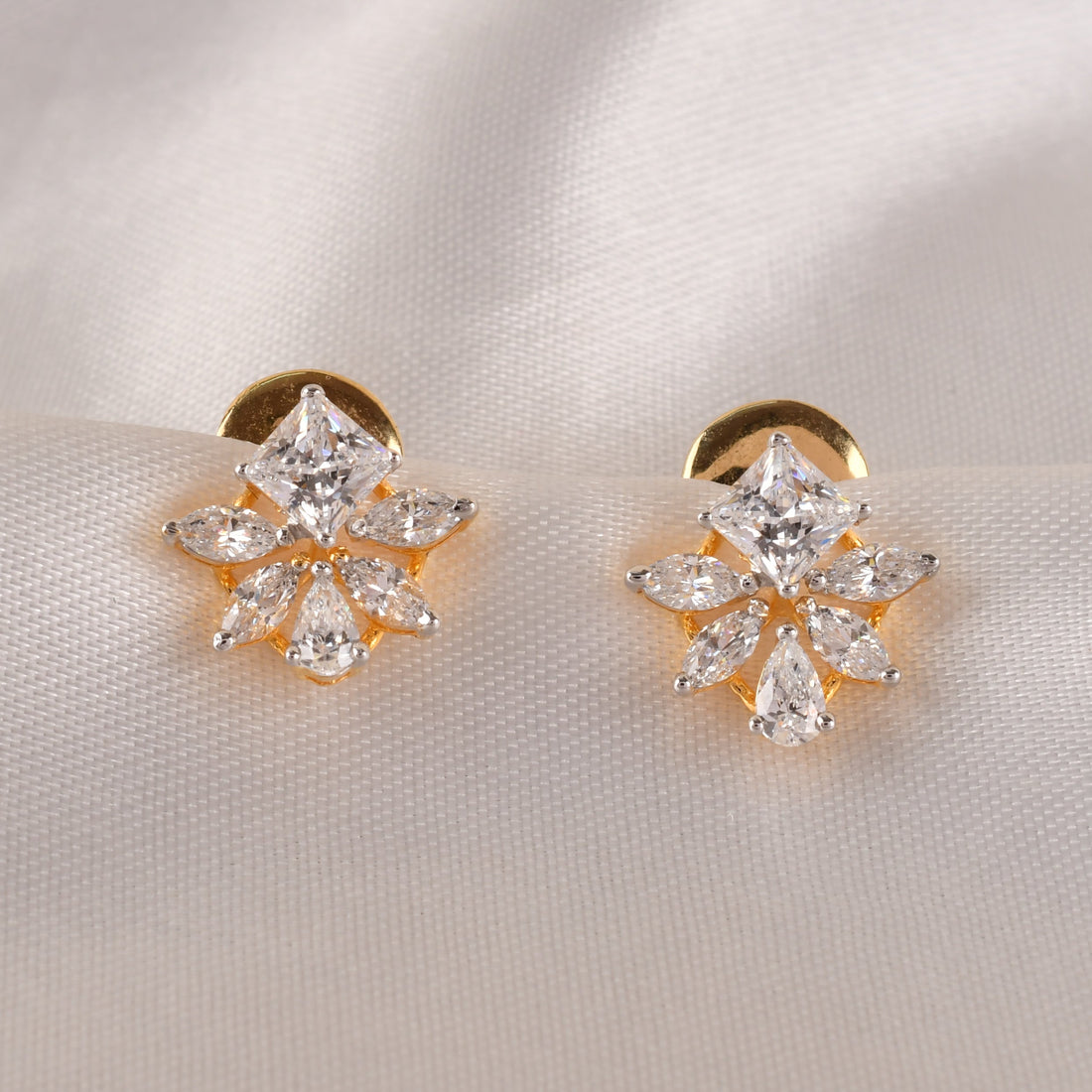 Swarovski Crystal Petal Studs