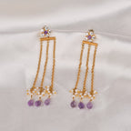 Amara Chain Drop Earrings