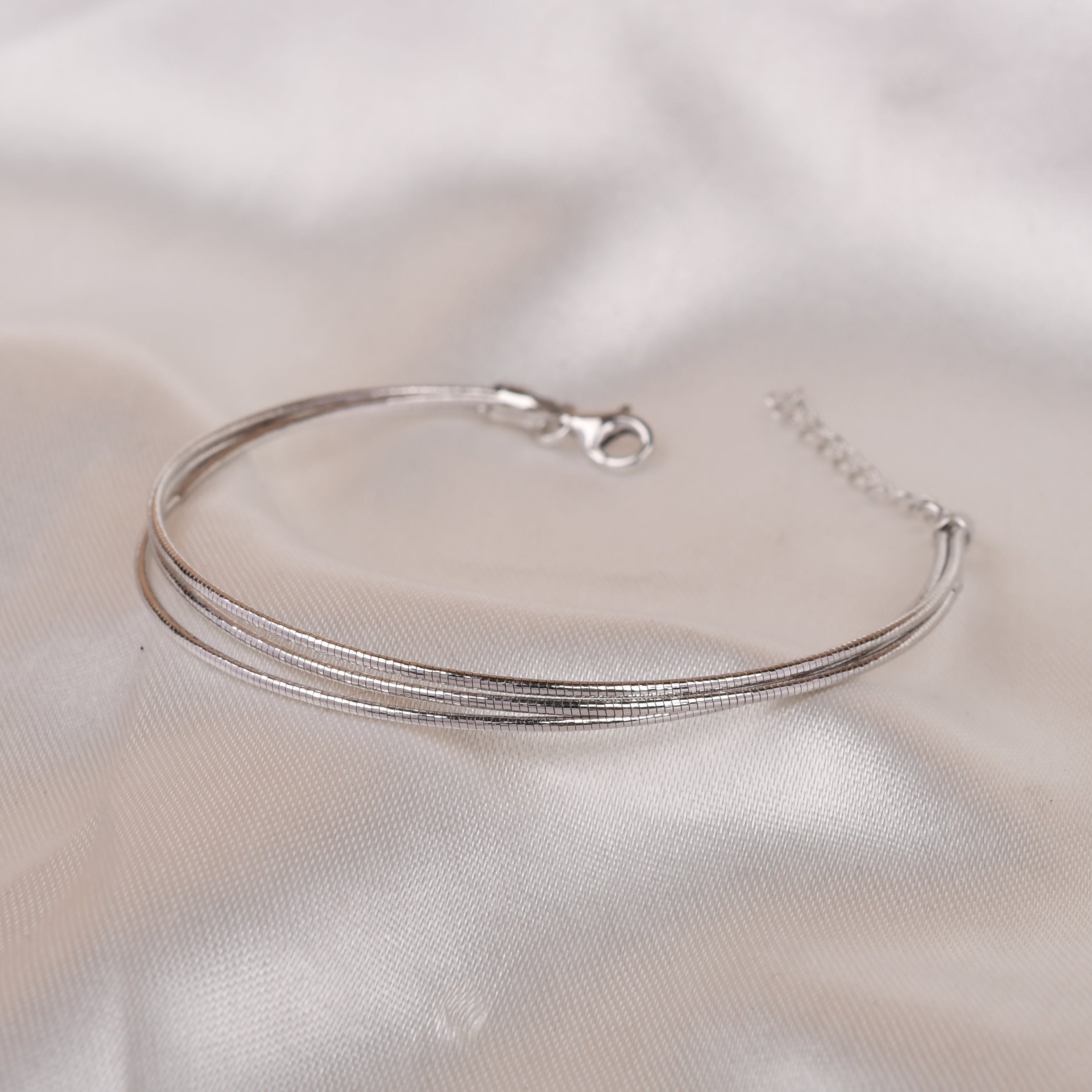 Classic Silver Layer Bracelet