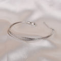 Classic Silver Layer Bracelet