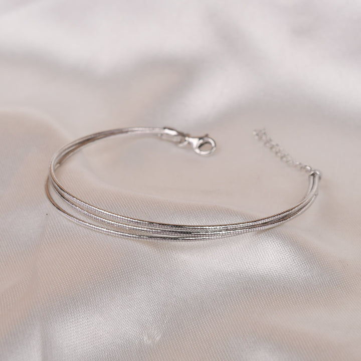 Classic Silver Layer Bracelet