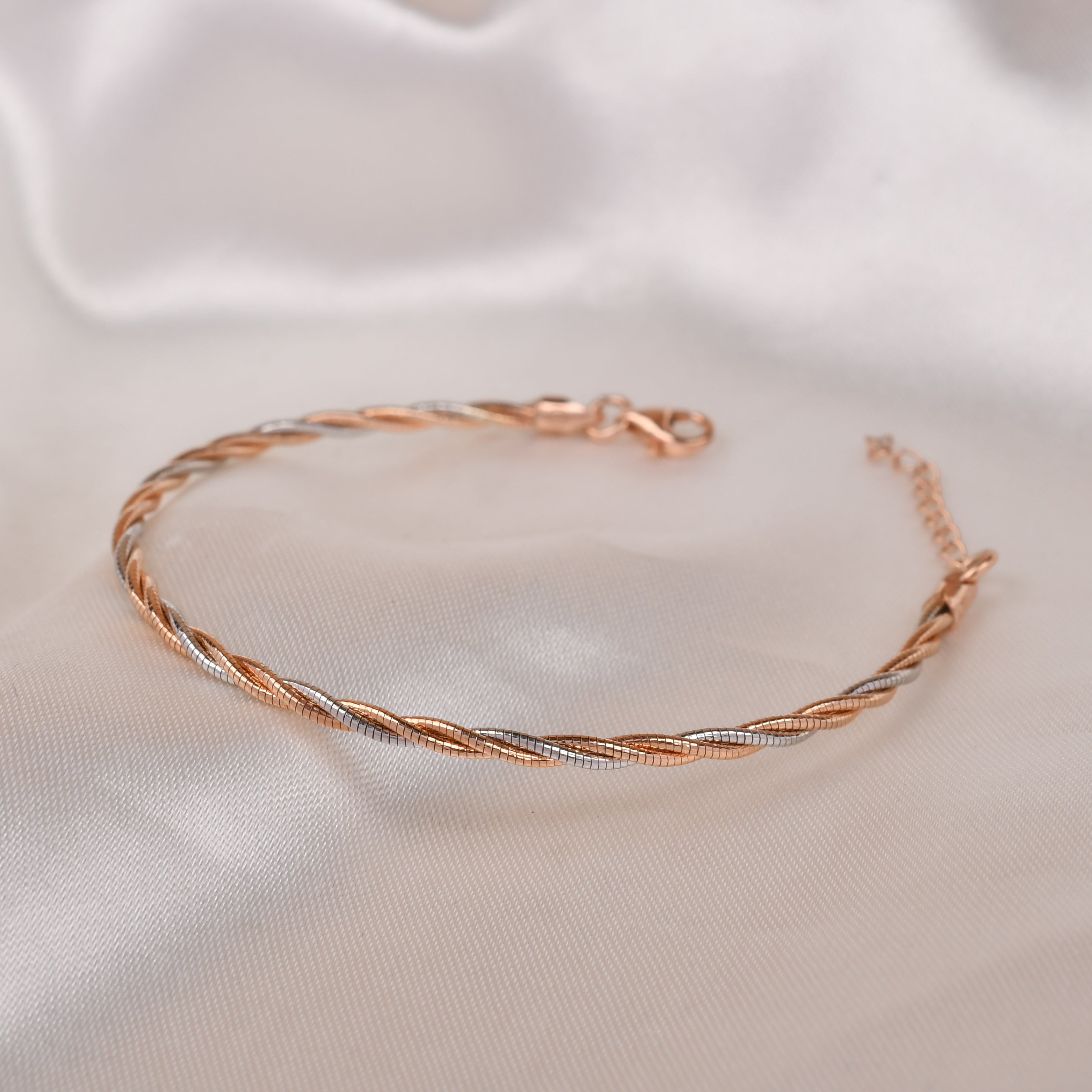 Rose Duo Weave Bracelet