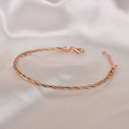 Rose Duo Weave Bracelet