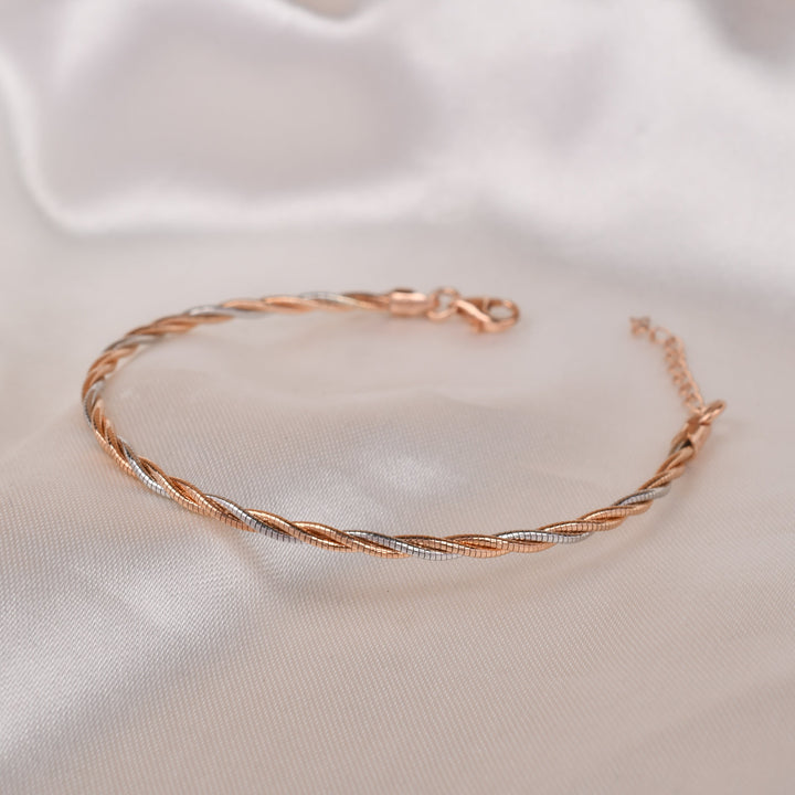 Rose Duo Weave Bracelet