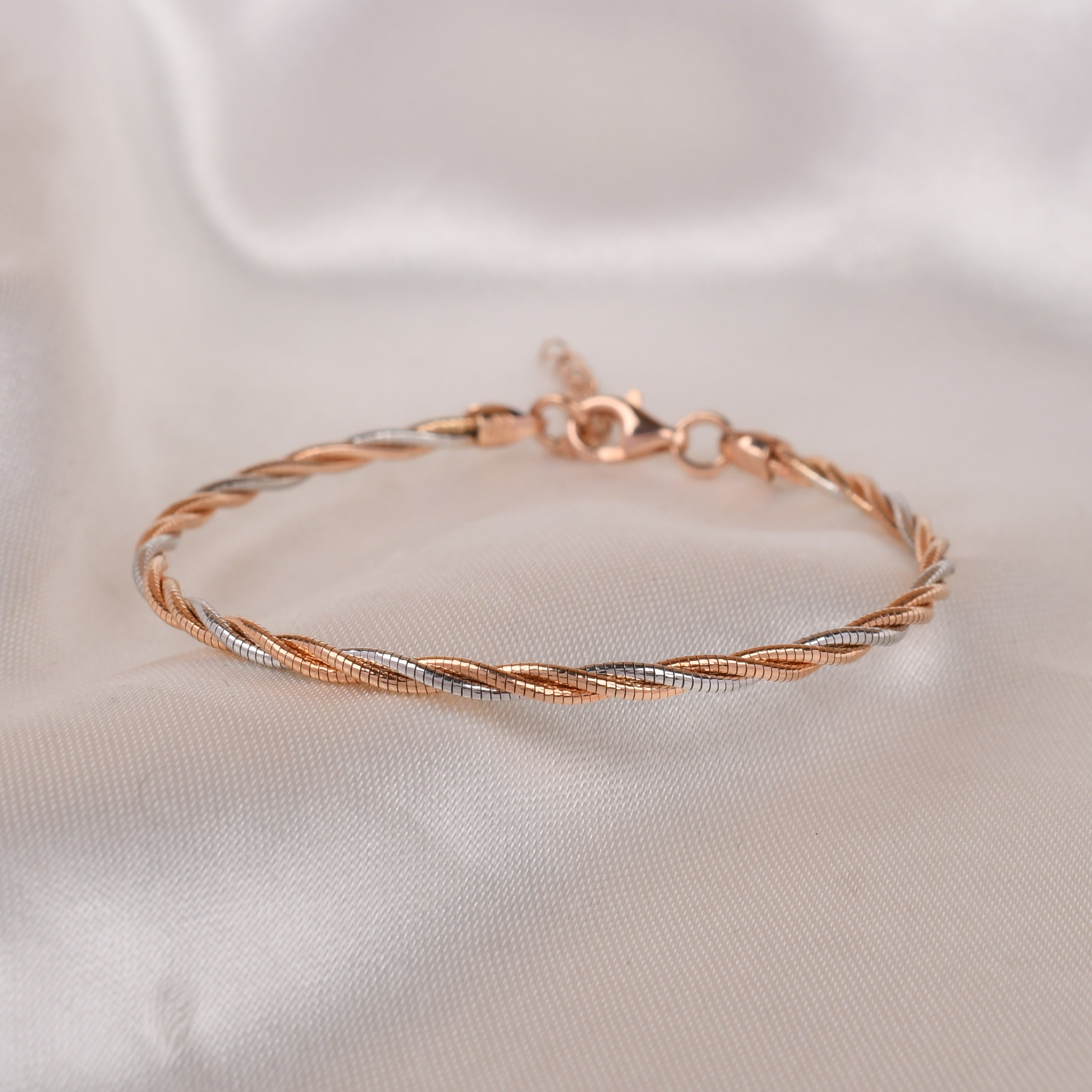 Rose Duo Weave Bracelet