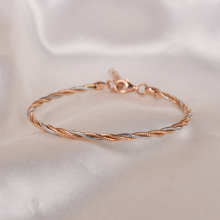 Rose Duo Weave Bracelet