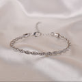 Classic Silver Twist Bracelet