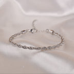 Classic Silver Twist Bracelet