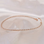 Dual Tone Weave 925 Silver Chain