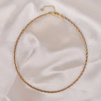Triple Tone Twist 925 Silver Chain