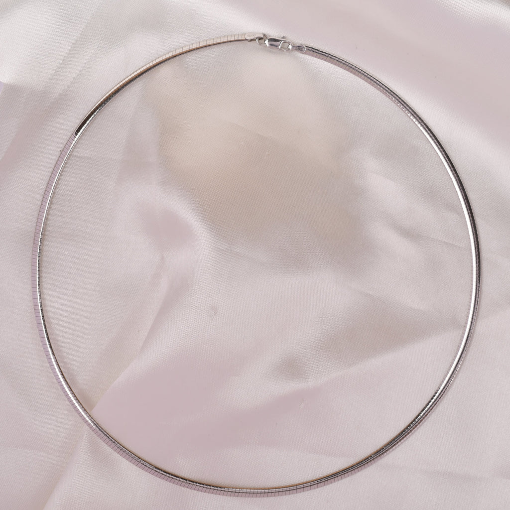 925 Sterling Silver Flat Chain