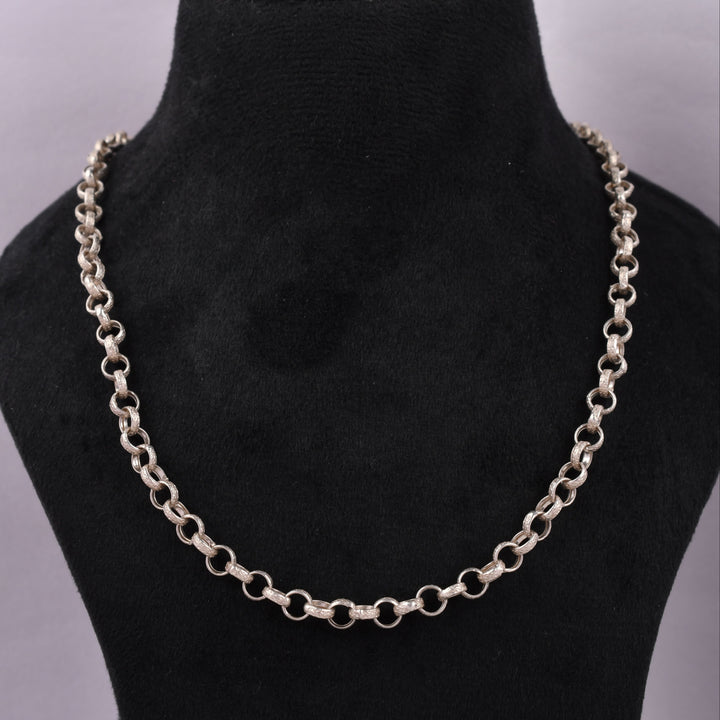 925 Sterling Silver Rolo Chain for Men