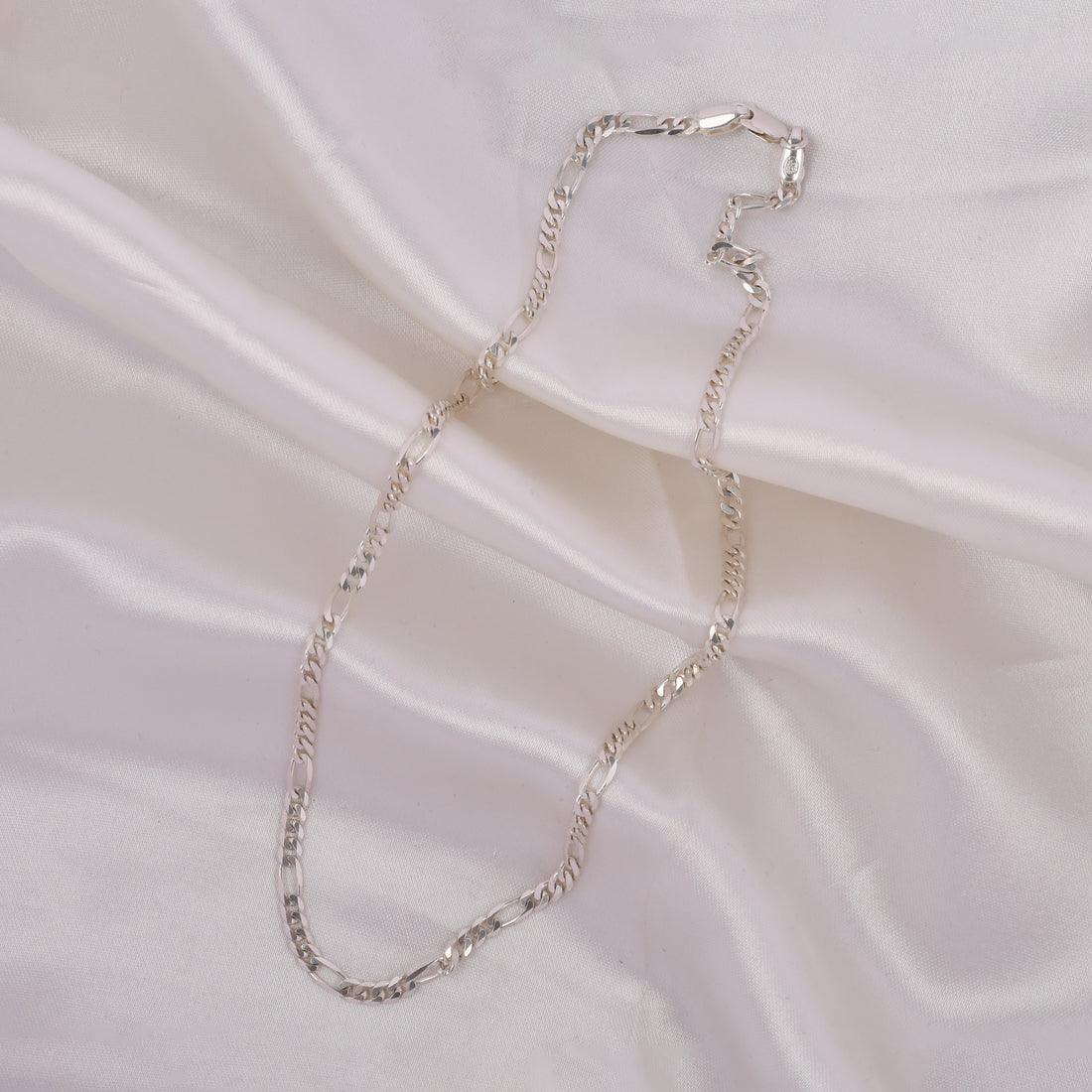 925 Sterling Silver Figaro Chain for Men