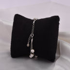 Triple Line Pearl Bracelet