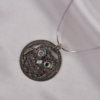 925 Sterling Silver Owl Pendant