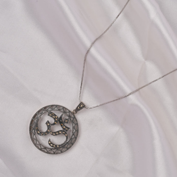 Om 925 Silver Pendant