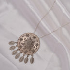 Floral Leaf 925 Silver Pendant