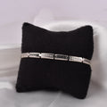 925 Silver Men's Geometric Link Bracelet