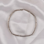 925 Silver Men's Geometric Link Bracelet