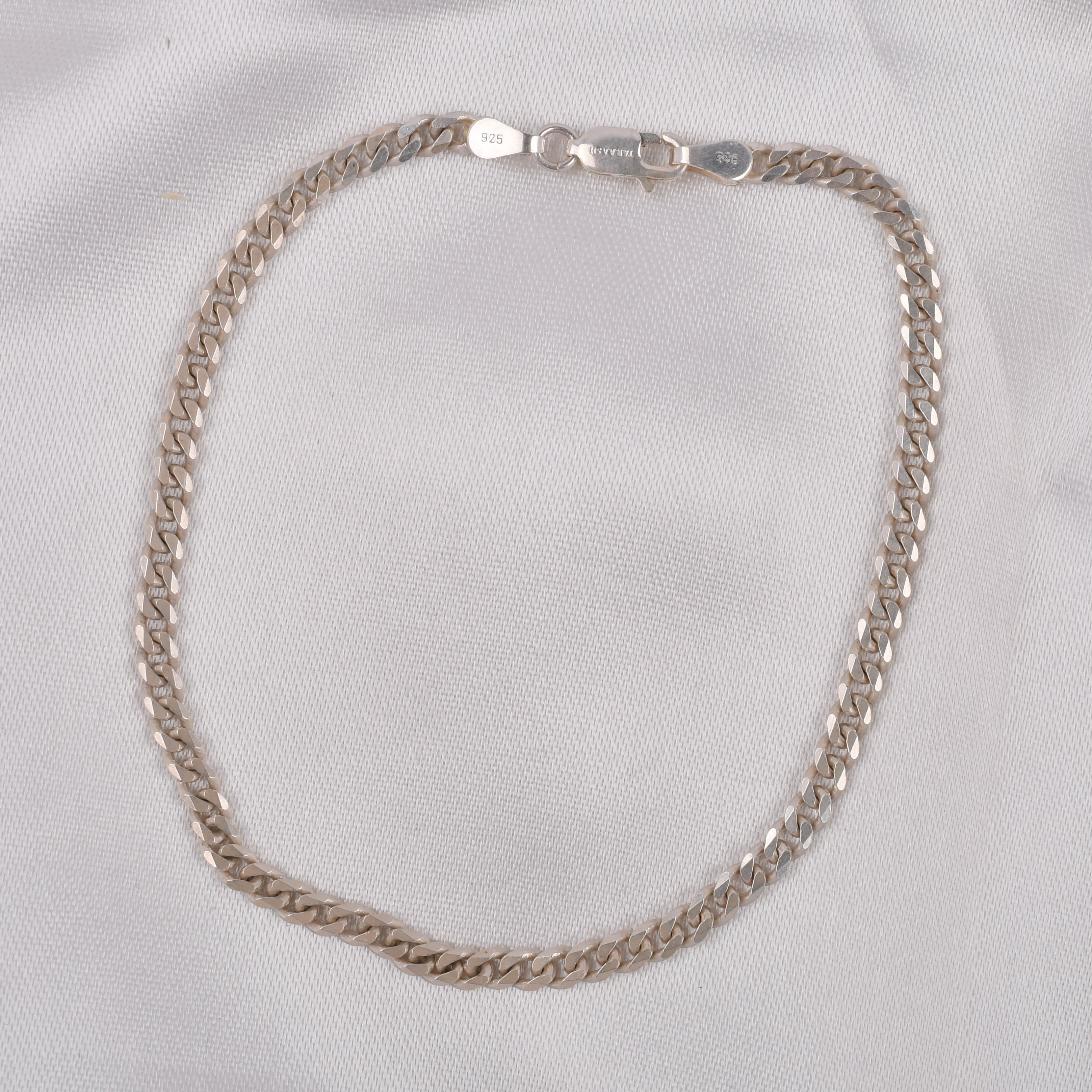 Classic Men's Silver Chain Bracelet