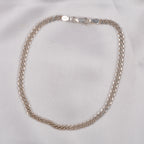 Classic Men's Silver Chain Bracelet