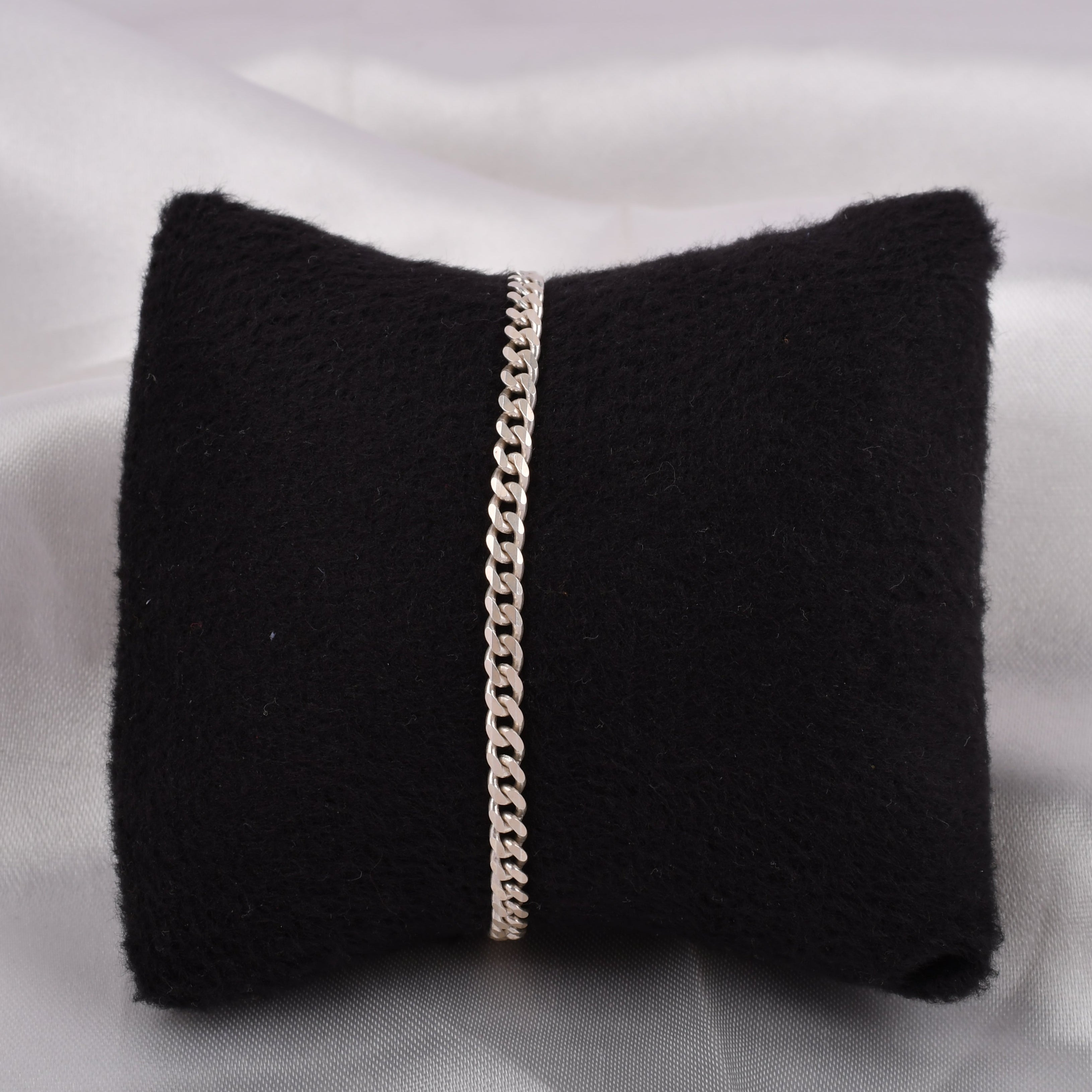 Classic Men's Silver Chain Bracelet