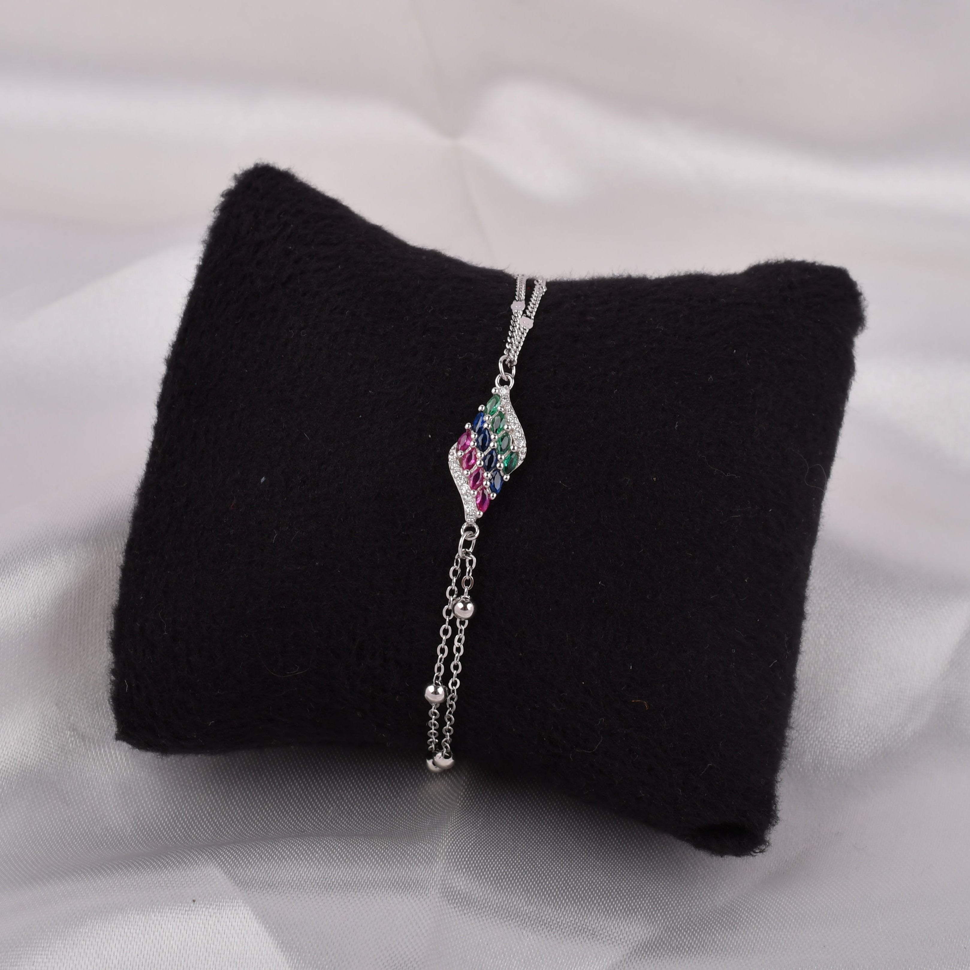Prism Layer 925 Silver Bracelet
