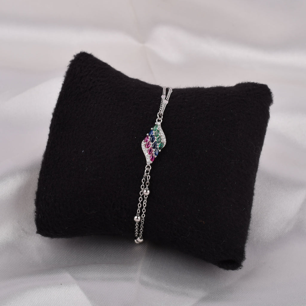 Prism Layer 925 Silver Bracelet