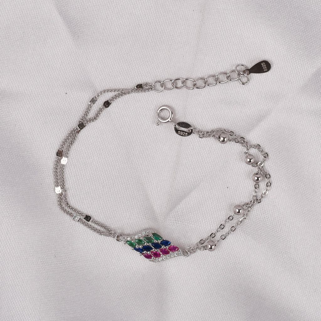 Prism Layer 925 Silver Bracelet