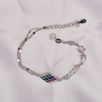 Prism Layer 925 Silver Bracelet