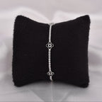 Clover 925 Silver Tennis Bracelet