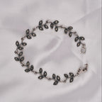Marquise Leaf Link Silver Bracelet