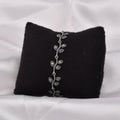 Marquise Leaf Link Silver Bracelet