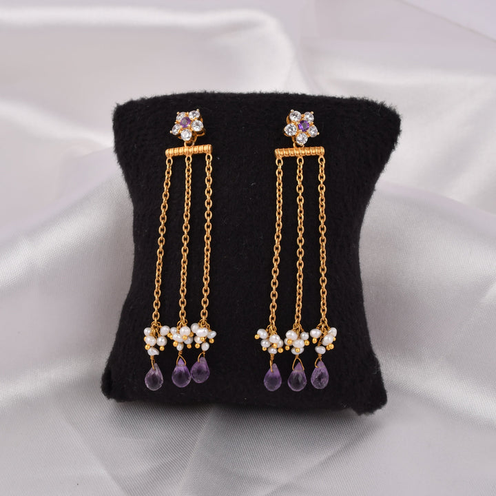 Amara Chain Drop Earrings