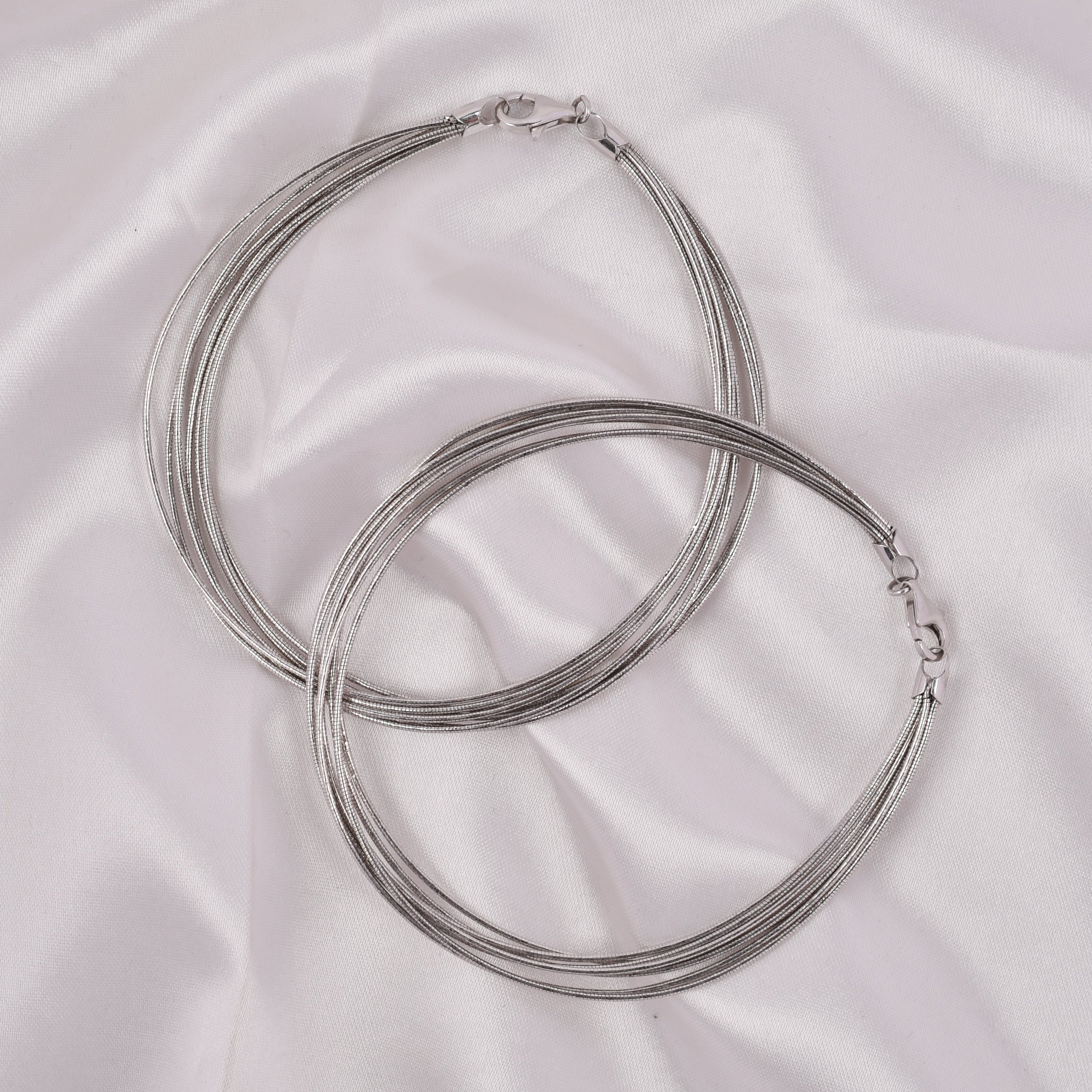 Multi-Strand 925 Silver Anklet