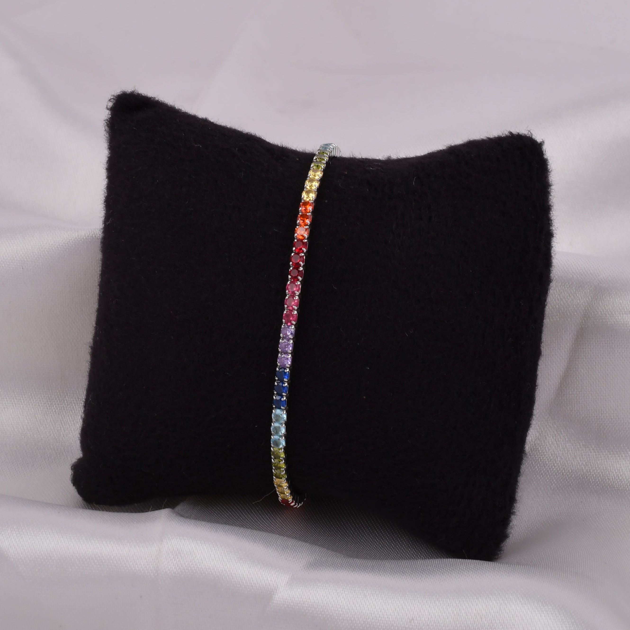 Rainbow Tennis Bracelet