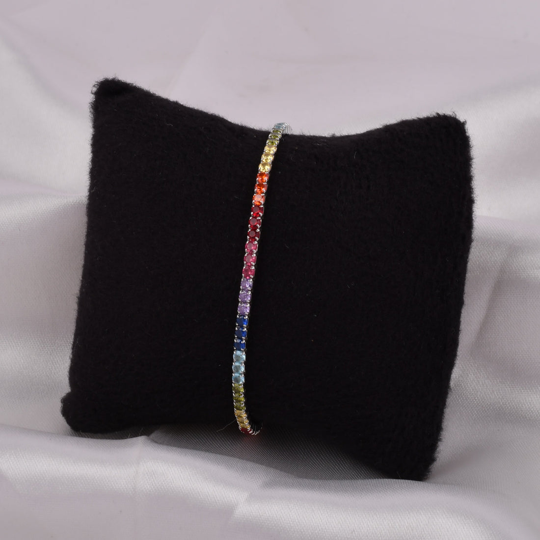 Rainbow Tennis Bracelet