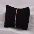 Rainbow Tennis Bracelet