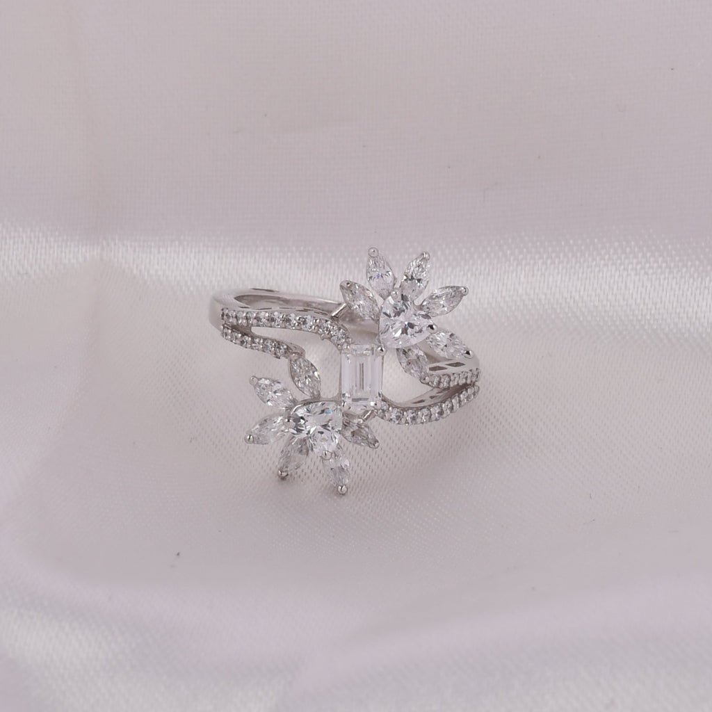 Swarovski Floral Vine Ring