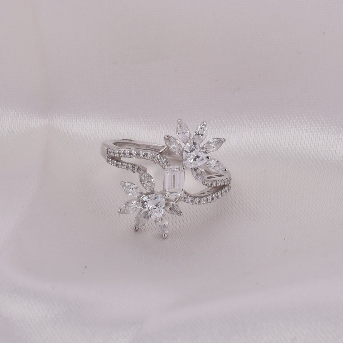 Swarovski Floral Vine Ring