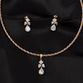 Swarovski Teardrop Pendant Set