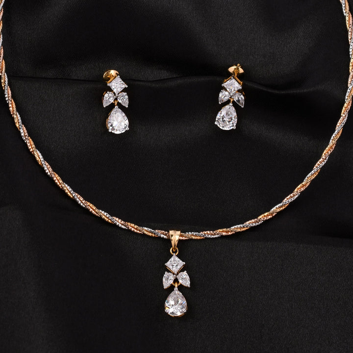 Swarovski Teardrop Pendant Set