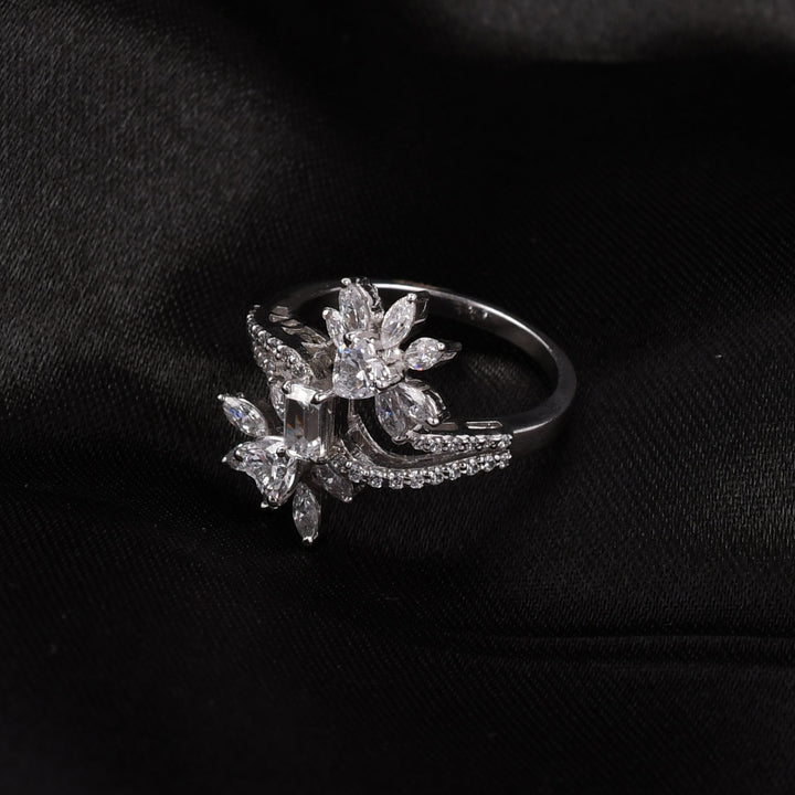 Swarovski Floral Vine Ring