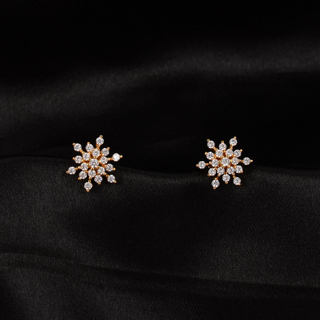 Swarovski Snowflake Studs