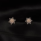 Swarovski Snowflake Studs