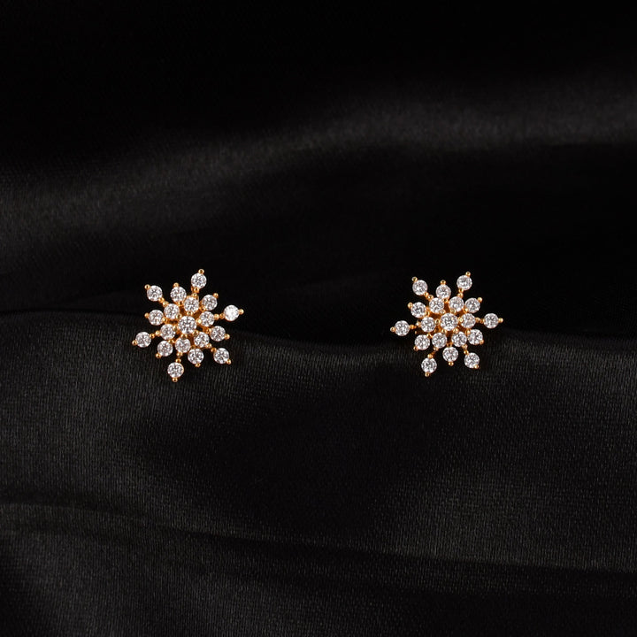 Swarovski Snowflake Studs