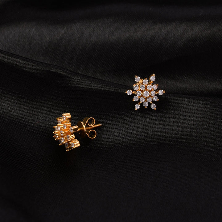 Swarovski Snowflake Studs