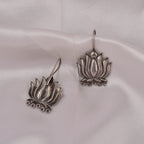 925 Silver Lotus Earrings