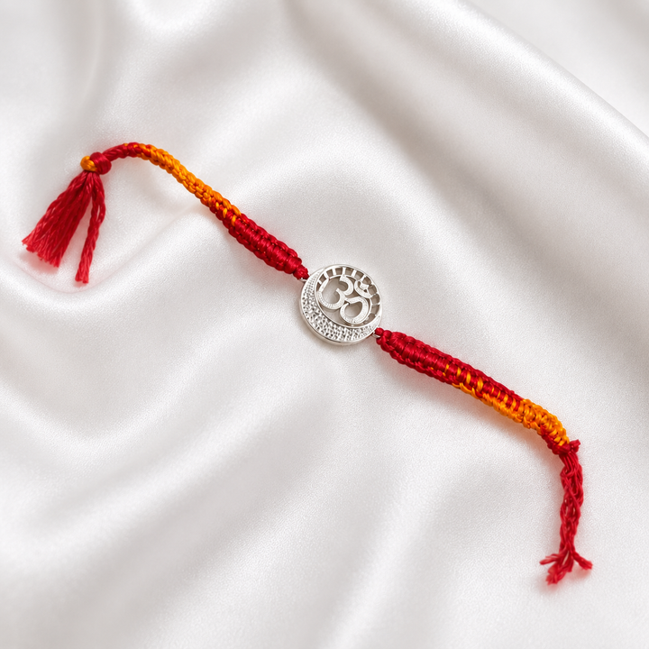 925 Silver Om Rakhi
