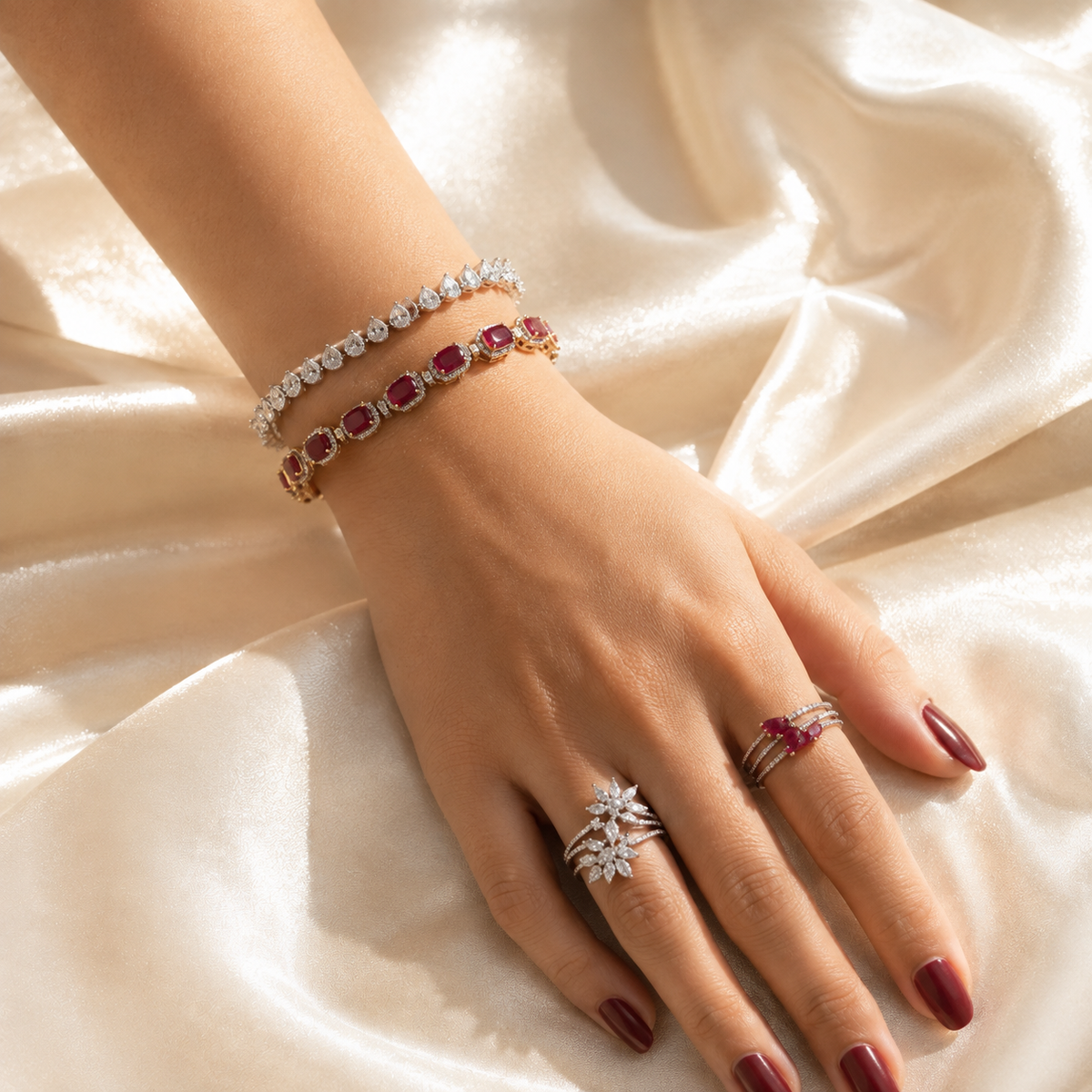 Miraah Silver Jewelry Collection